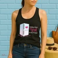 I Enjoy Long Romantic Walks To The Fridge Women's Tank Top thumb 2