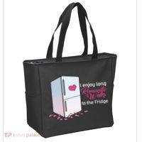 I Enjoy Long Romantic Walks To The Fridge Tote Bag thumb 2