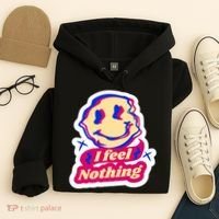 I Feel Nothing Smiley Face Hoodie thumb 4