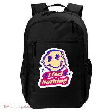 I Feel Nothing Smiley Face Backpack