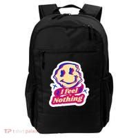 I Feel Nothing Smiley Face Backpack thumb 0