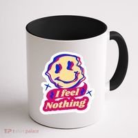 I Feel Nothing Smiley Face Coffee Mug thumb 1
