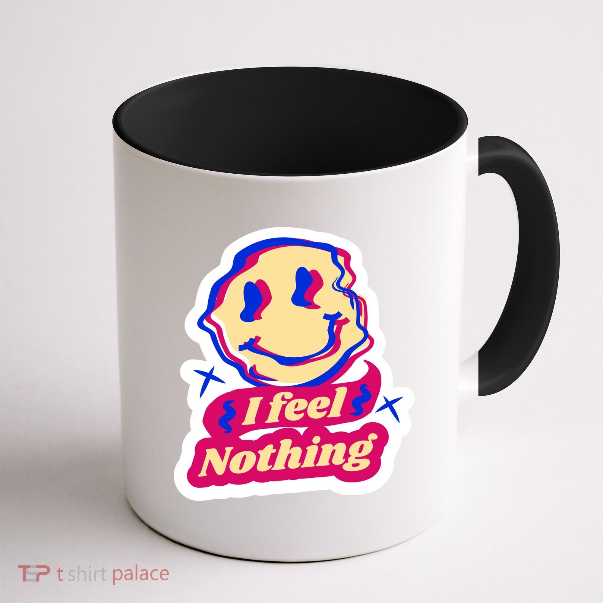I Feel Nothing Smiley Face Coffee Mug