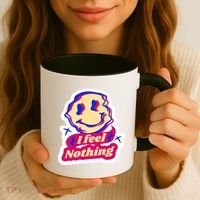 I Feel Nothing Smiley Face Coffee Mug thumb 3