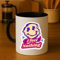 I Feel Nothing Smiley Face Coffee Mug thumb 4