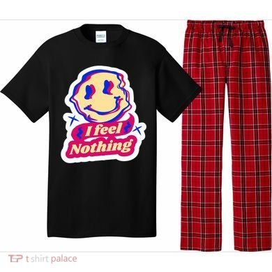 I Feel Nothing Smiley Face Pajama Set