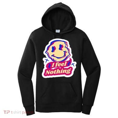 I Feel Nothing Smiley Face Women's Hoodie