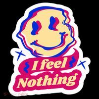 I Feel Nothing Smiley Face Women's Hoodie thumb 2