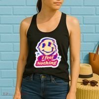 I Feel Nothing Smiley Face Women's Tank Top thumb 2
