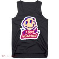 I Feel Nothing Smiley Face Tank Top thumb 0