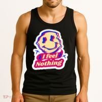 I Feel Nothing Smiley Face Tank Top thumb 3