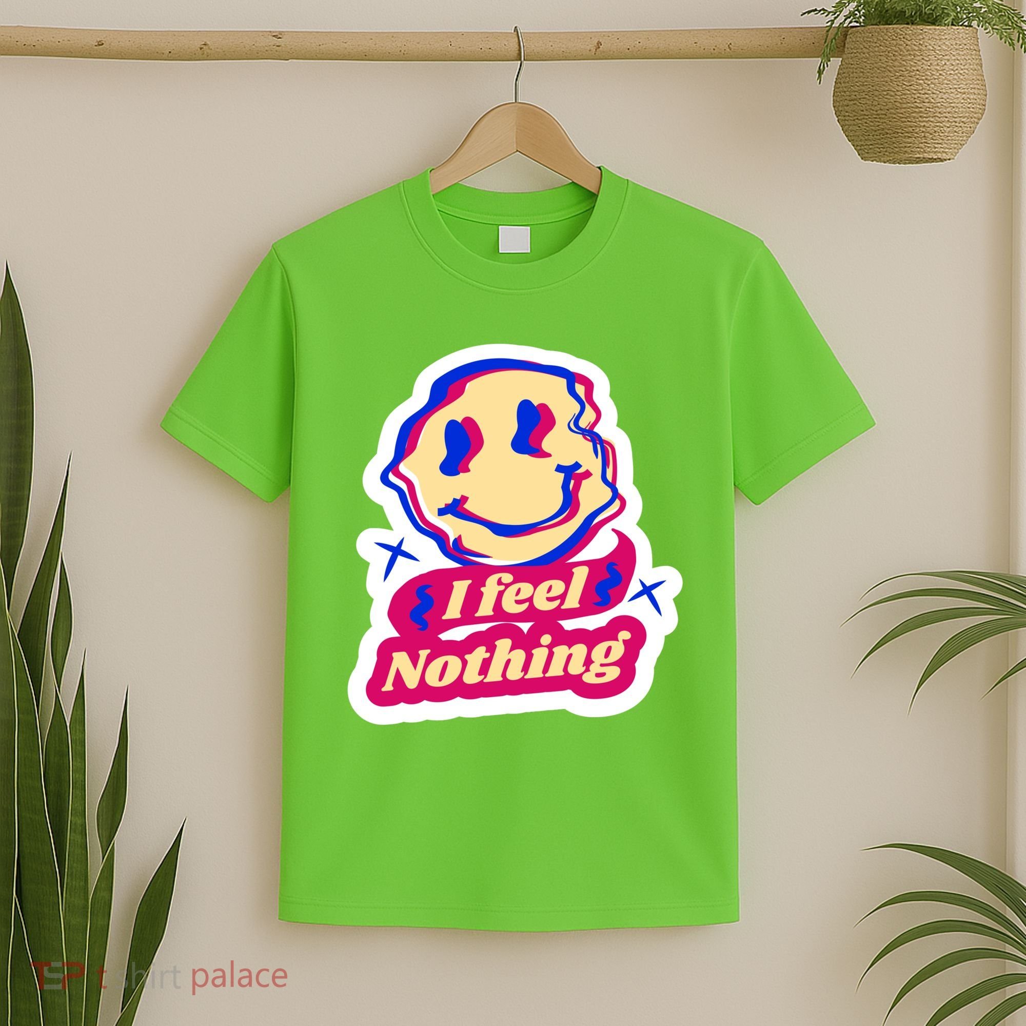 I Feel Nothing Smiley Face T-Shirt