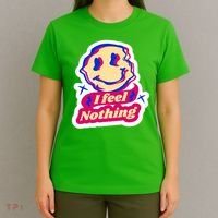 I Feel Nothing Smiley Face T-Shirt thumb 4