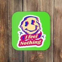 I Feel Nothing Smiley Face Coaster thumb 0