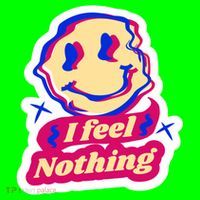 I Feel Nothing Smiley Face Coaster thumb 2