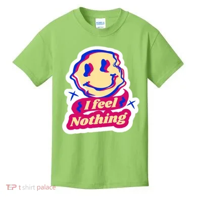I Feel Nothing Smiley Face Kids T-Shirt