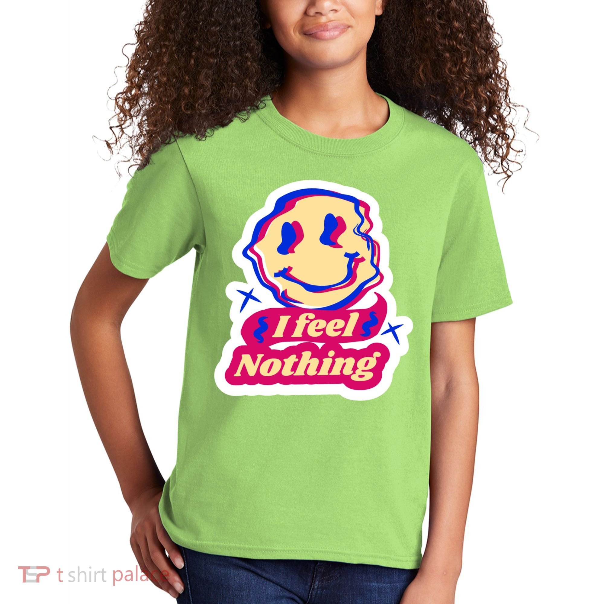 I Feel Nothing Smiley Face Kids T-Shirt