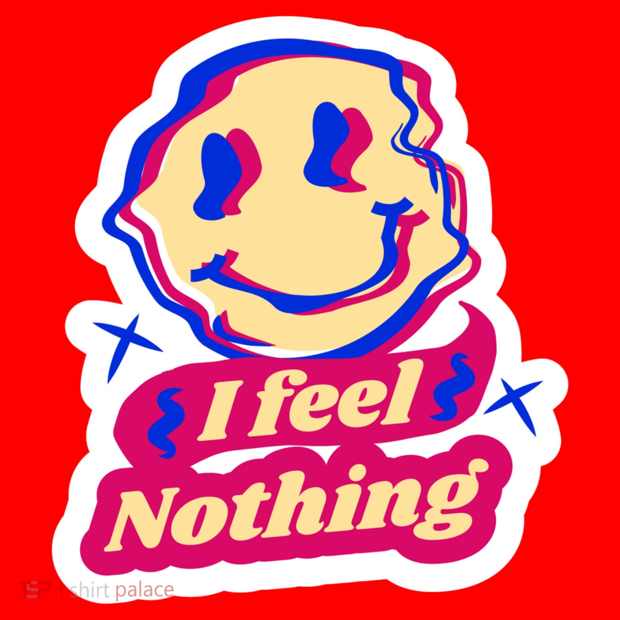 I Feel Nothing Smiley Face Santa Hat