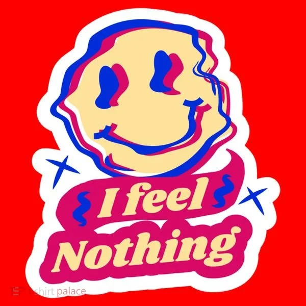 I Feel Nothing Smiley Face Santa Hat