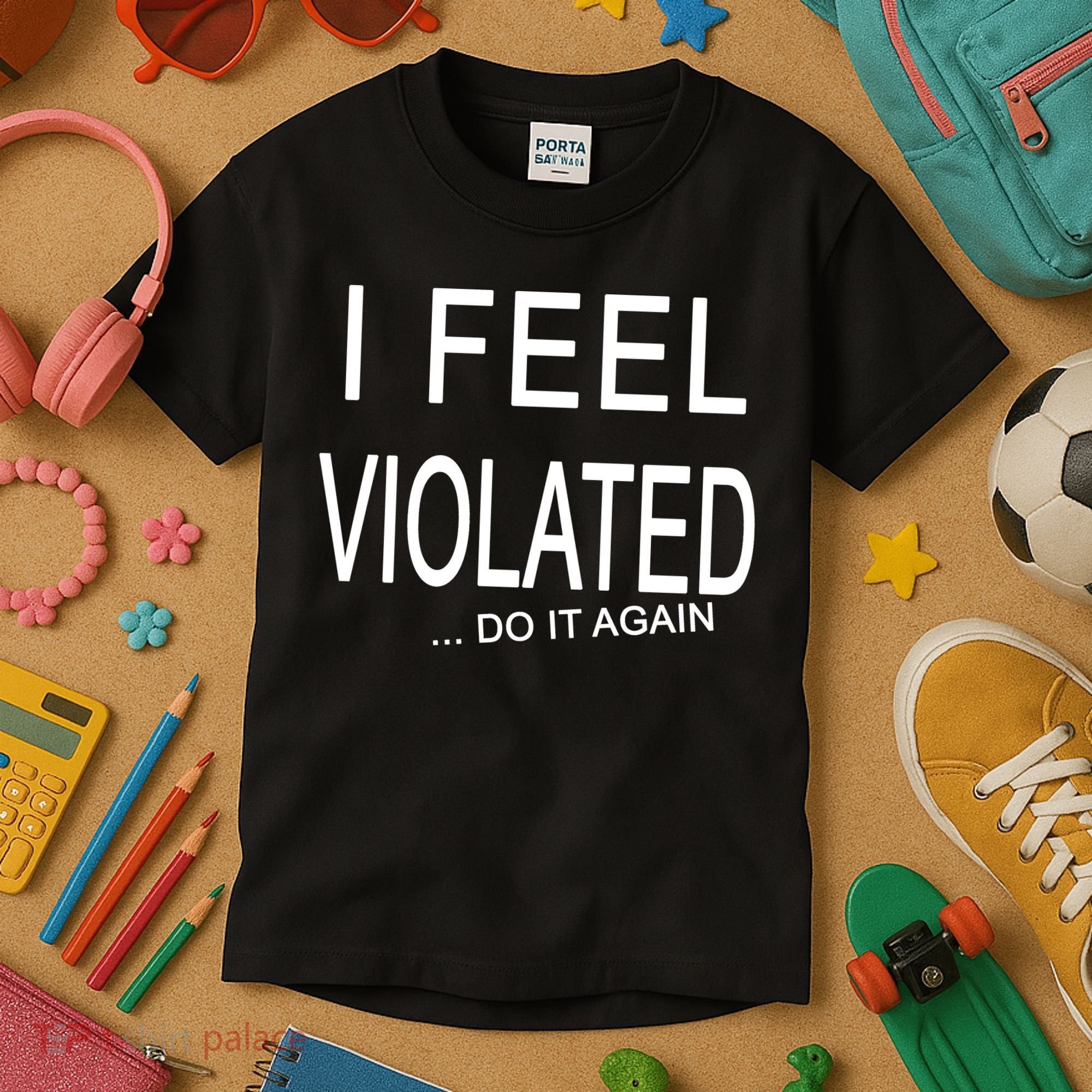 I Feel Violated Do It Again Kids T-Shirt