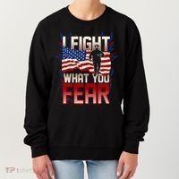 I Fight What You Fear Firefighter Women's Sweatshirt thumb 0