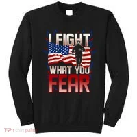 I Fight What You Fear Firefighter Sweatshirt thumb 0