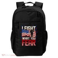 I Fight What You Fear Firefighter Backpack thumb 0