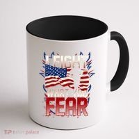 I Fight What You Fear Firefighter Coffee Mug thumb 1