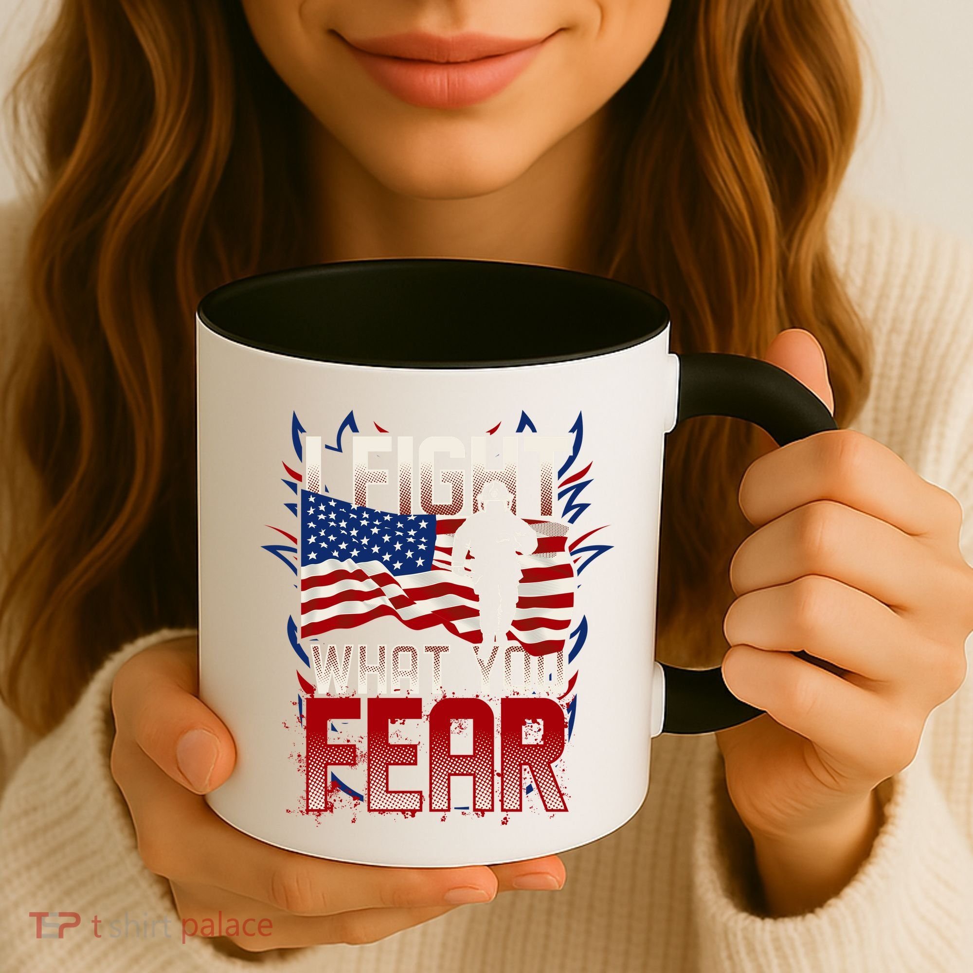 I Fight What You Fear Firefighter Coffee Mug