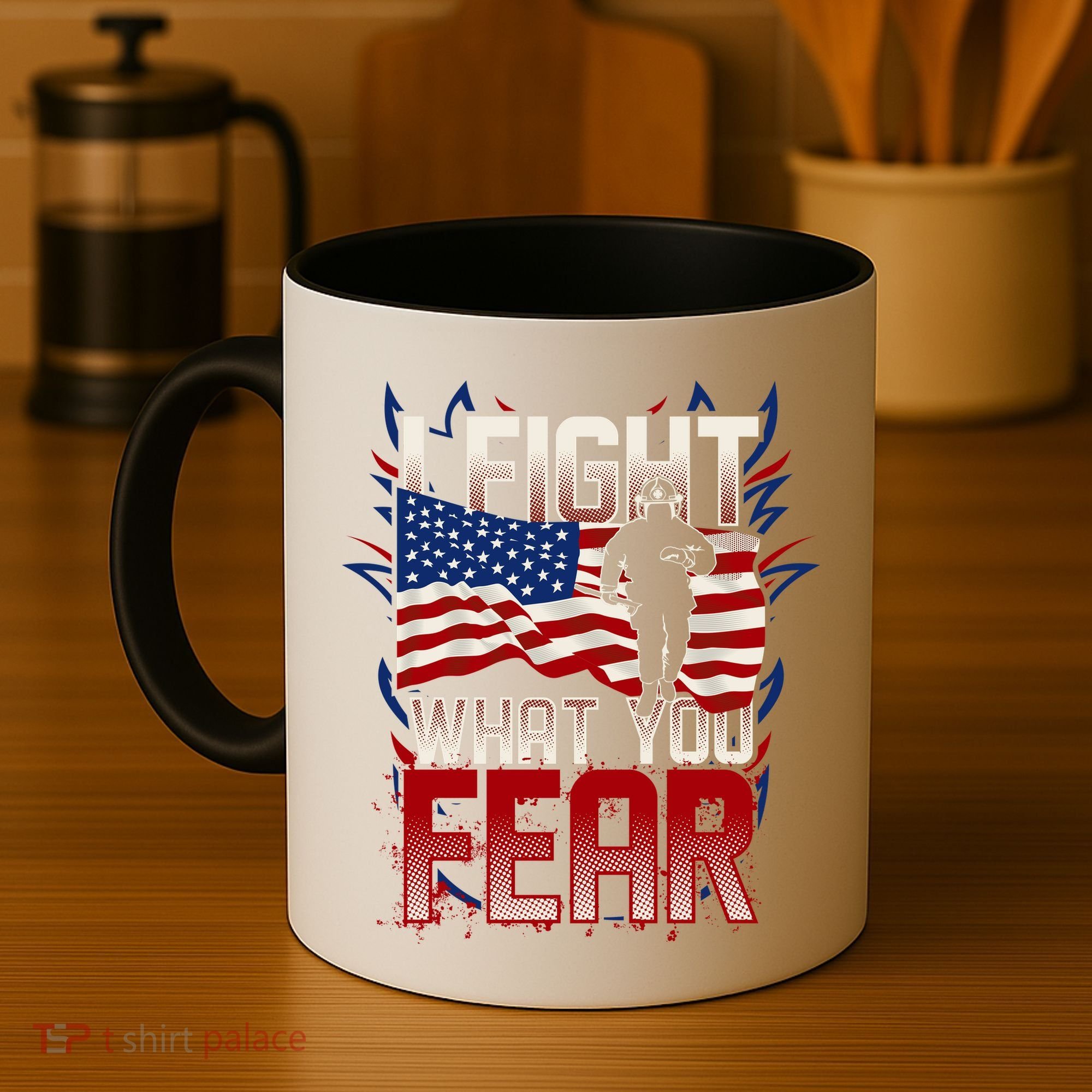 I Fight What You Fear Firefighter Coffee Mug