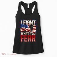 I Fight What You Fear Firefighter Women's Tank Top thumb 0
