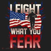 I Fight What You Fear Firefighter Golf Towel thumb 3