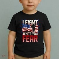 I Fight What You Fear Firefighter Toddler T-Shirt thumb 2