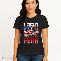 I Fight What You Fear Firefighter Women's T-Shirt thumb 4