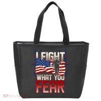 I Fight What You Fear Firefighter Tote Bag thumb 0