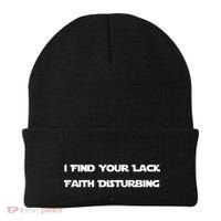 I Find Your Lack Faith Disturbing Beanie thumb 0