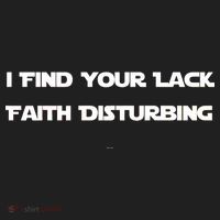 I Find Your Lack Faith Disturbing Golf Towel thumb 3
