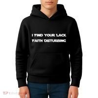 I Find Your Lack Faith Disturbing Kids Hoodie thumb 4