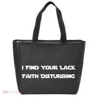 I Find Your Lack Faith Disturbing Tote Bag thumb 0