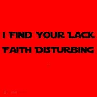 I Find Your Lack Faith Disturbing Santa Hat thumb 1