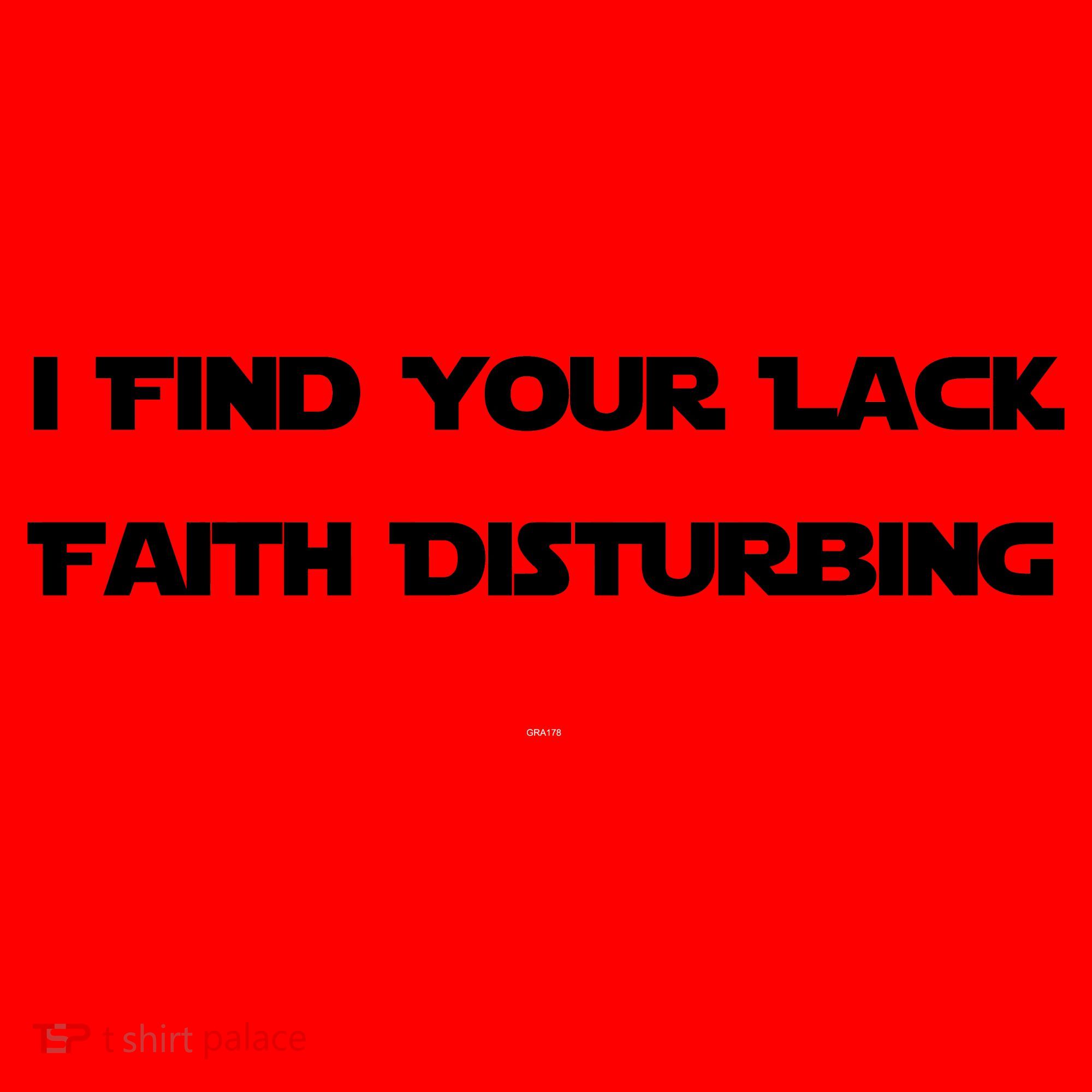 I Find Your Lack Faith Disturbing Santa Hat