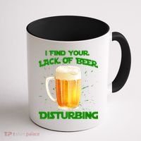 I Find Your Lack Of Beer Disturbing Coffee Mug thumb 1