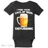 I Find Your Lack Of Beer Disturbing Baby Bodysuit thumb 0