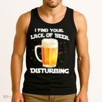 I Find Your Lack Of Beer Disturbing Tank Top thumb 3