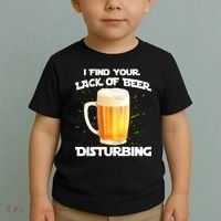 I Find Your Lack Of Beer Disturbing Toddler T-Shirt thumb 2