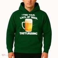 I Find Your Lack Of Beer Disturbing Hoodie thumb 2