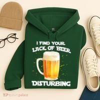 I Find Your Lack Of Beer Disturbing Hoodie thumb 4