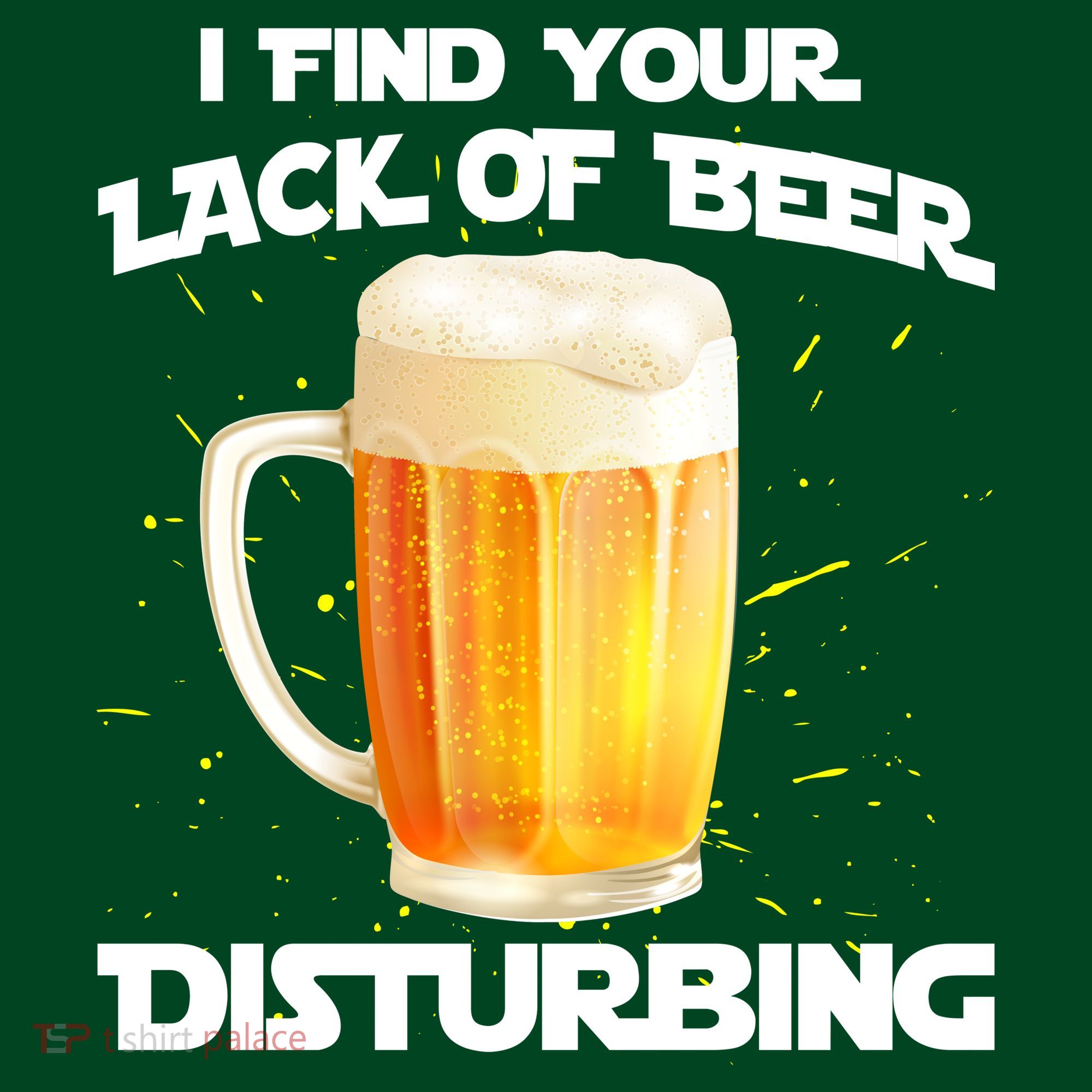I Find Your Lack Of Beer Disturbing Coaster