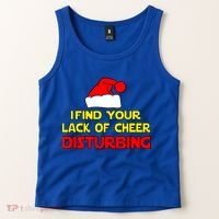 I Find Your Lack Of Cheer Disturbing Tank Top thumb 2