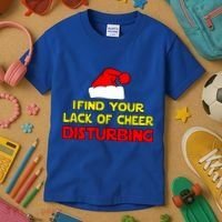 I Find Your Lack Of Cheer Disturbing Kids T-Shirt thumb 3